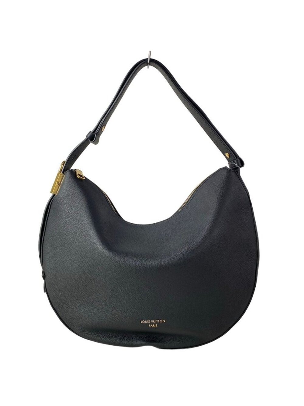 Louis Vuitton Shoulder Bag Lowkey Cookie MM Noir Leather Cowhide